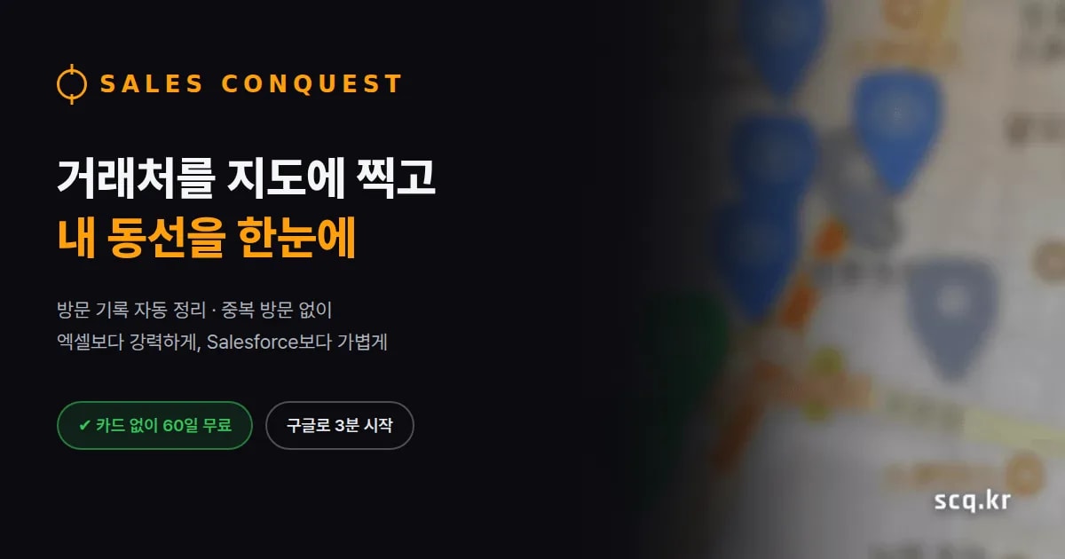 SalesConquest — 官网预览图